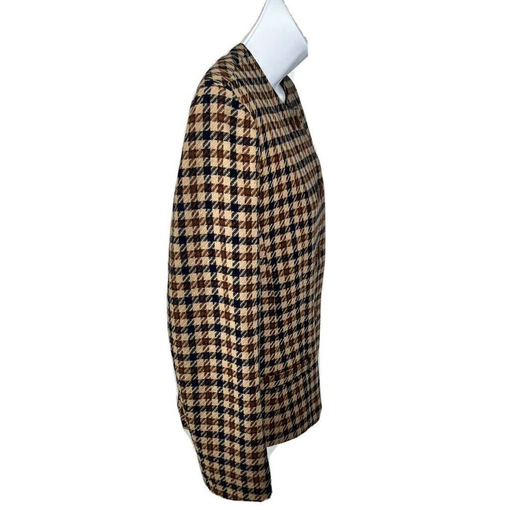Pendleton Blazer Jacket Equestrian Houndstooth Wo… - image 2